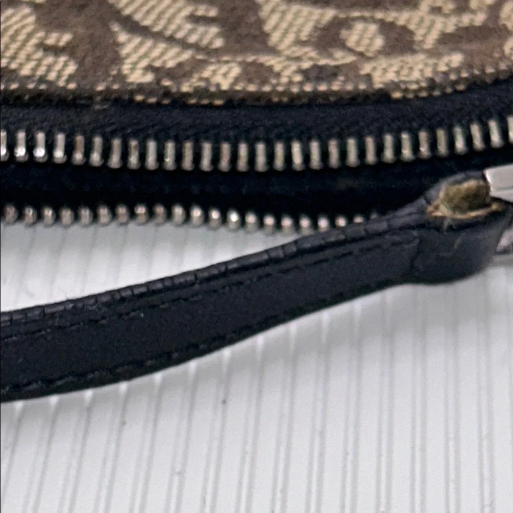 Christian Dior Brown Vintage Saddle Bag Canvas Shoulder Bag - Picture 5 of 16